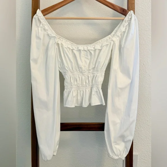 Reformation Fern Top White - Picture 3 of 4